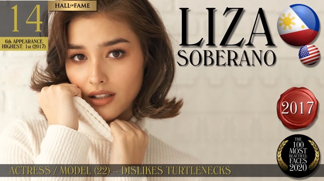 Ivana Alawi, Liza Soberano among this year's 'The 100 Most Beautiful