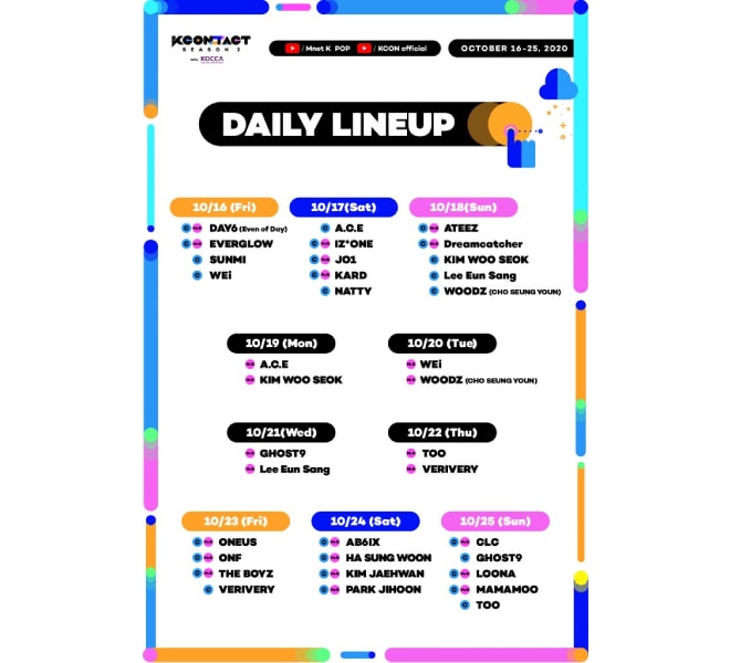 Kcon Lineup 2022 ⭐kcon 2ndラインナップ〜 Kpopbuzz