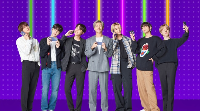 BTS featured in limited edition prepaid kit