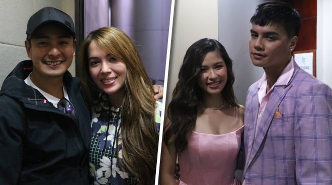 Celebrities spotted sa backstage ng ABS-CBN Christmas Special 2021