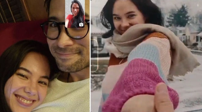 LOOK: Catriona Gray, Sam Milby in rare cuddling photo | PUSH.COM.PH