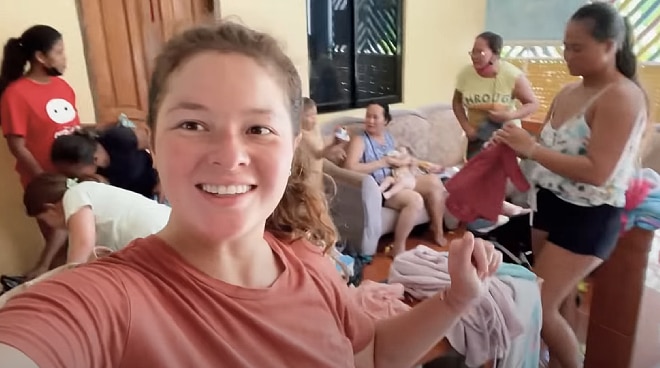 WATCH: Andi Eigenmann sells pre-loved clothes to help improve health and daycare facilities in Siargao | PUSH.COM.PH: Your ultimate showbiz hub!