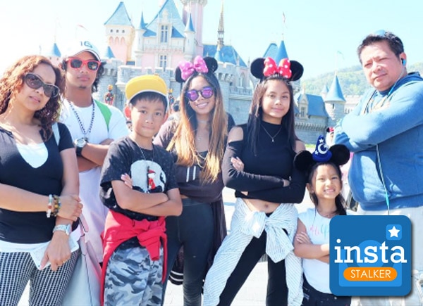 Ylona Garcia enjoys Hong Kong Disneyland with her family