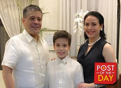 Dawn Zulueta's son Jacobo has graduated from elementary school