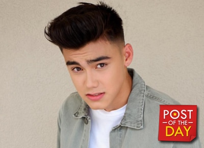 LOOK: Bailey May receives a school award