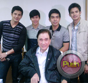 Ramon Revilla Sr. meets the second batch of Agimat boys