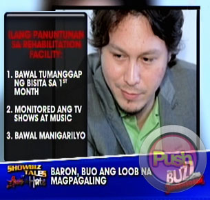Baron Geisler finally checks in an alcohol rehabilitation center