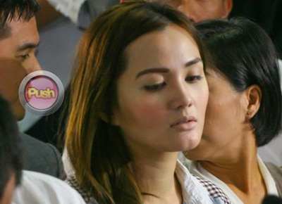 Deniece Cornejo surrenders to the PNP