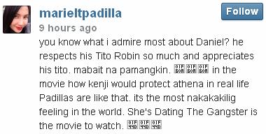 What Mariel admires most about Daniel