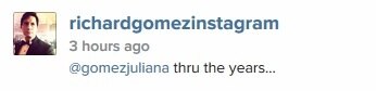 Juliana Gomez through the years