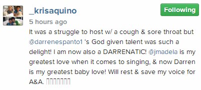 Who is Kris' greatest baby love?