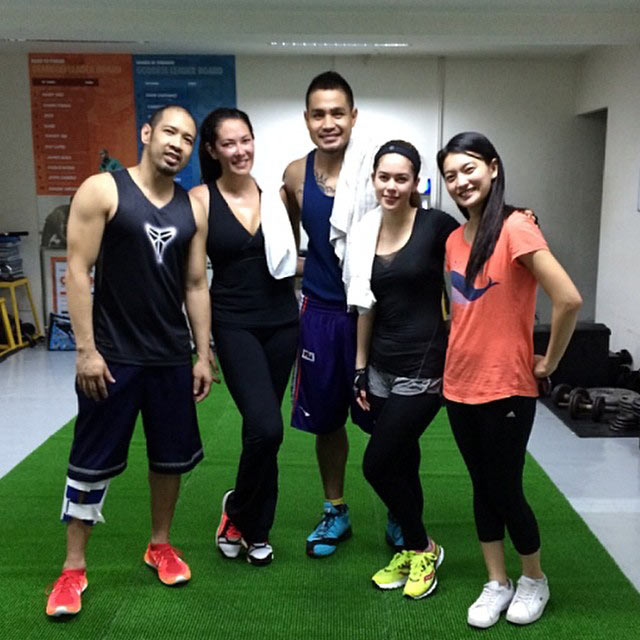 Ruffa and Shaina, nagbatian sa gym