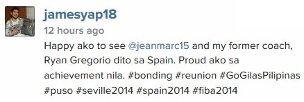James happy to see Marc Pingris and former coach in Spain