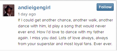 Andi's message for Mark Gil