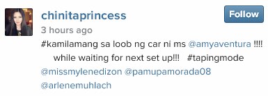 Kim, Mylene, Arlene, Pamu inside Amy's car