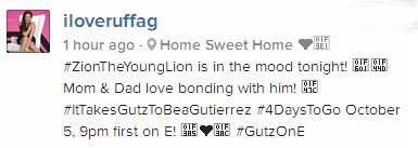 Richard Gutierrez and Sarah Lahbati's son Zion gives his Tita Ruffa a flying kiss