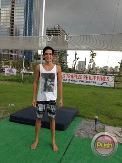 Chris Gutierrez is now a flying trapeze instructor | PUSH.COM.PH