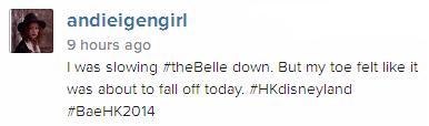 Andi at Belle, masayang nagbo-bonding sa HK Disneyland