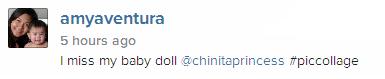 Amy is missing her baby doll