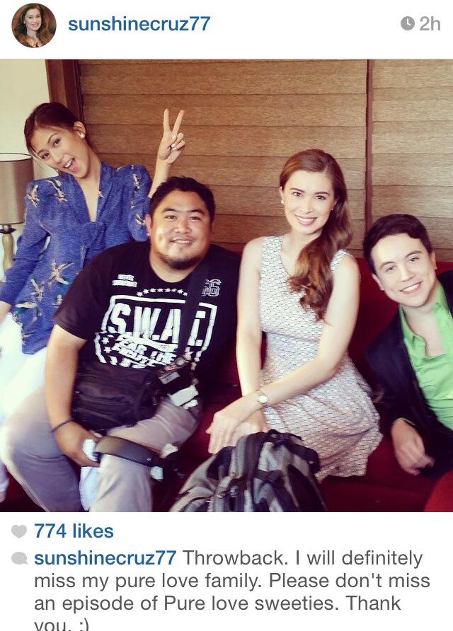 Sunshine will miss her 'Pure Love' family
