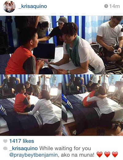Kris shoots a scene for Praybeyt Benjamin 2