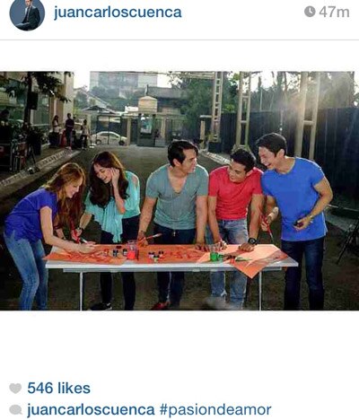 Jake with his #PasiondeAmor family