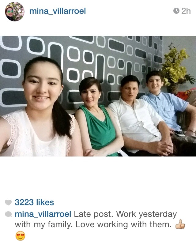 Carmina loves working with her family