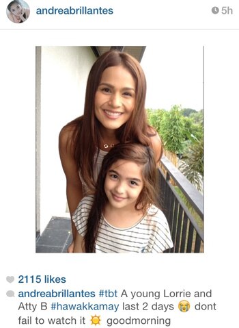 TBT photo of Lorrie and Atty B sa Hawak-Kamay