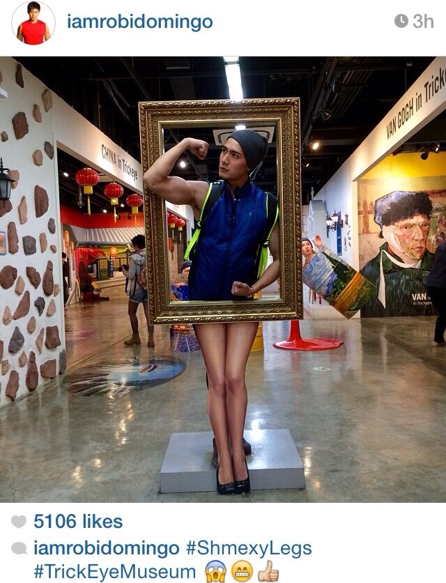 Robi, hunk na may sexy legs?