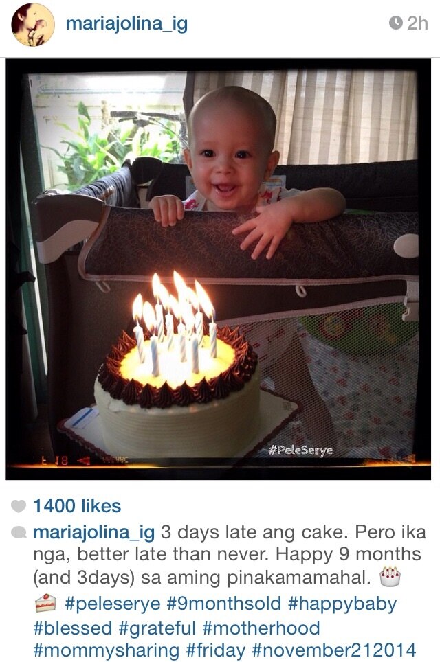 Happy 9 months baby Pele!