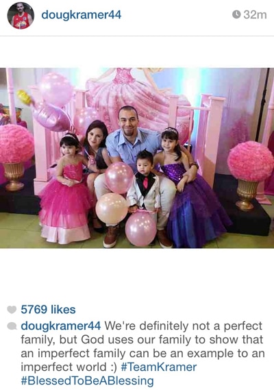 The happy family of #TeamKramer