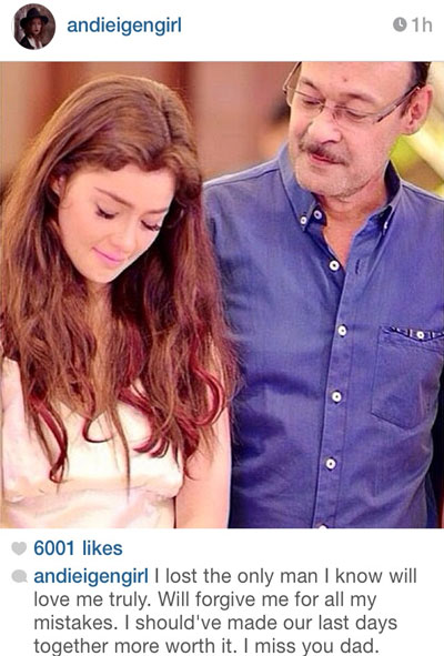 Andi misses her dad