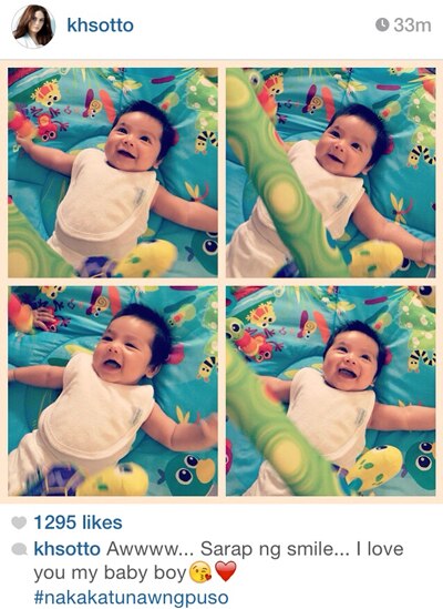 Ang baby boy ni Kristine at Oyo