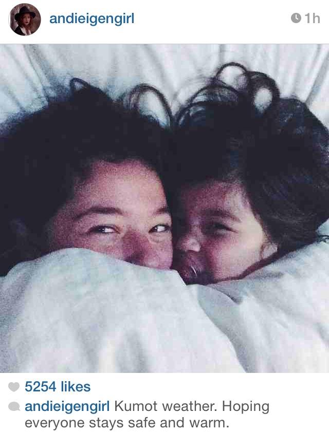 Kumot weather for Andi and Ellie