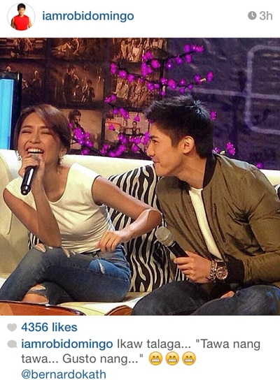 Ang cutie photo ni Robi at Kathryn