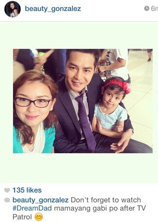 Beauty with Zanjoe and Janna sa Dream Dad taping
