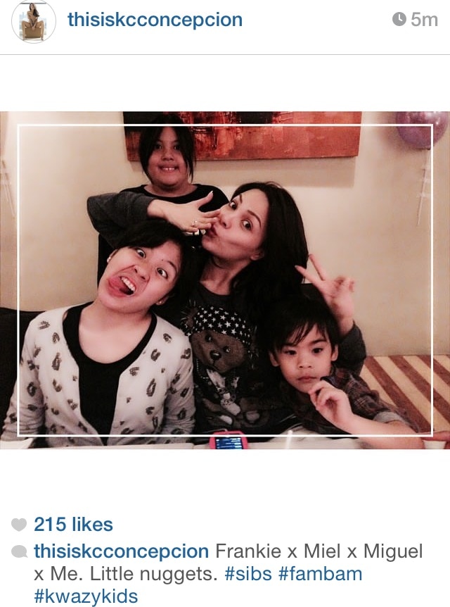 KC, Miel, Frankie and Miguel's cutie photo