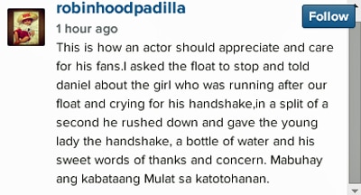 WATCH: How an actor should care for his fans according to Robin