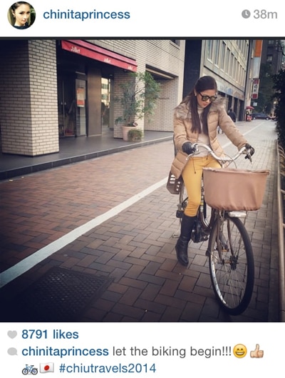 Kim Chiu enjoys biking
