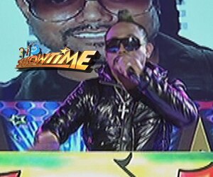 Apl de Ap kalokalike tinuloy pa rin ang talent round kahit namamaos sya