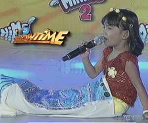 Mini Me ni Ella Cruz dinaan sa acting ang talent sa weekly finals