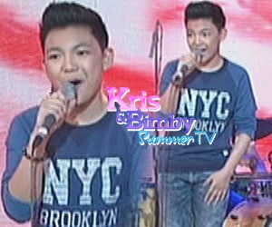 Darren sings his multi-awarded single "In Love Ako Sa'yo"