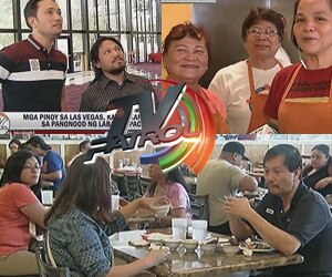 Mga Pinoy sa Las Vegas, kanya-kanyang gimik sa panonood ng laban ni Pacquiao