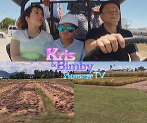 Tony takes Bimby & Kris to a rice farm tour