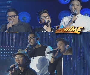 Vhong at buong It's Showtime boys dinaan sa kanta ang love nila sa mga mommies nila