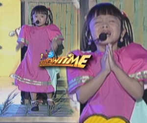 Mini Me ni Jolina Magdangal nag-Chuva Choo Choo sa weekly finals