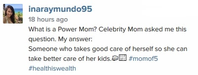 What is a Power Mom according to Ina Raymundo