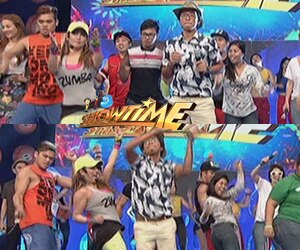 Kuya Kim at Regine nagshowdown ng Zumba kasama ang madlang people