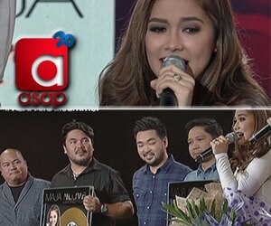 Maja, naiyak nang makatanggap ng Gold Record Award para sa kanyang 2nd album