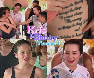 Kris interprets the meaning of Ellen's tattoo